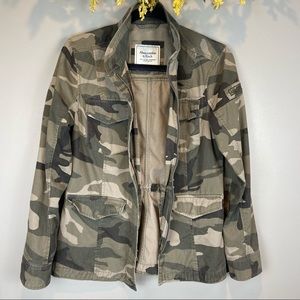 Abercrombie camo print jacket